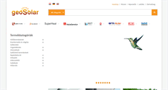 Desktop Screenshot of geosolar.hu