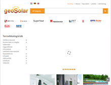 Tablet Screenshot of geosolar.hu